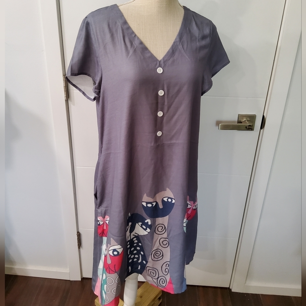Tendency Midi Dress Size M